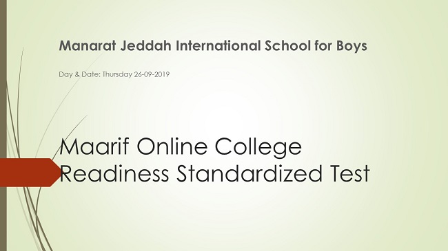 Maarif Online College Readiness Standardized Test.jpg